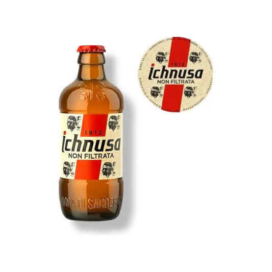 Light Gray ICHNUSA NON FILTRATA 0,33L - DAS SARDISCHE KULTBIER UNFILTRIERT zzgl. Pfand 5.0% Vol.