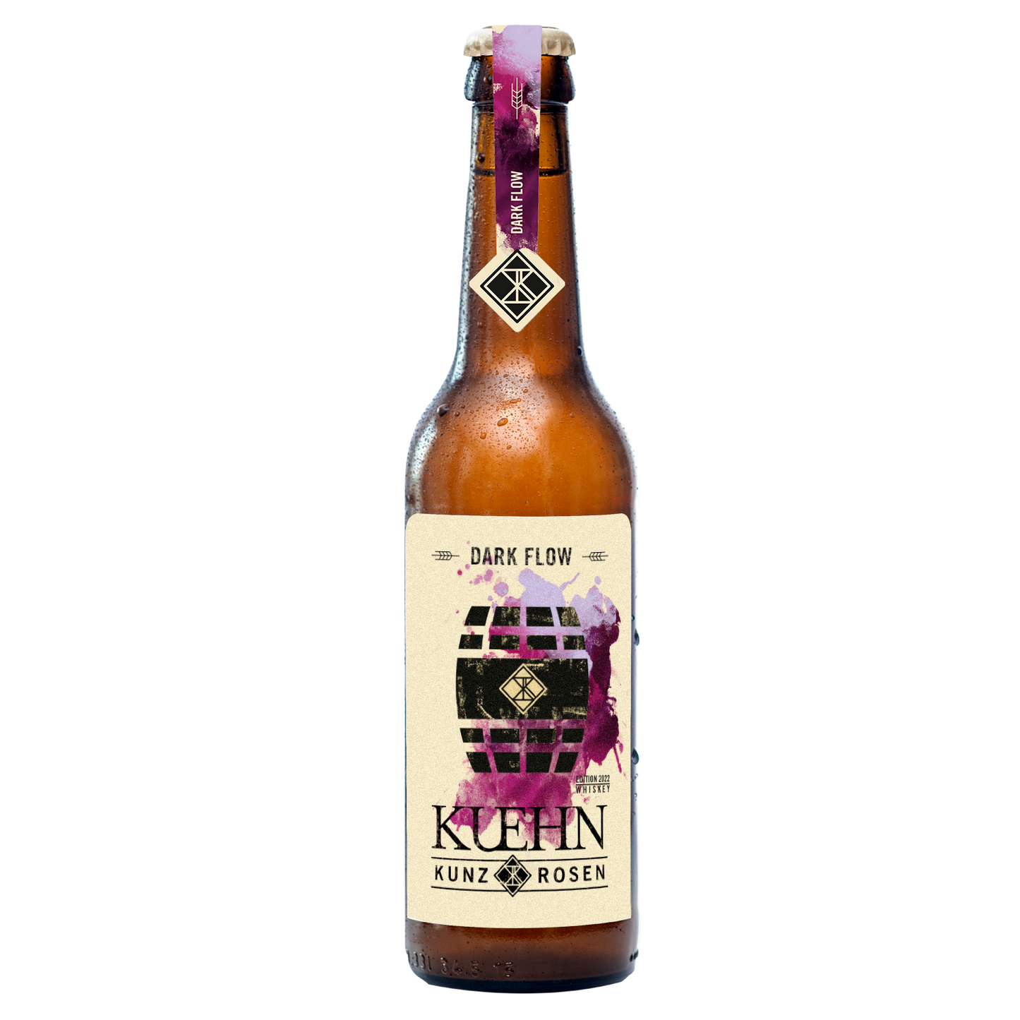 Black KUEHN - Dark Flow Barrel Aged Edition 2022 Whiskey 0,33L zzgl. Pfand 11% Vol.