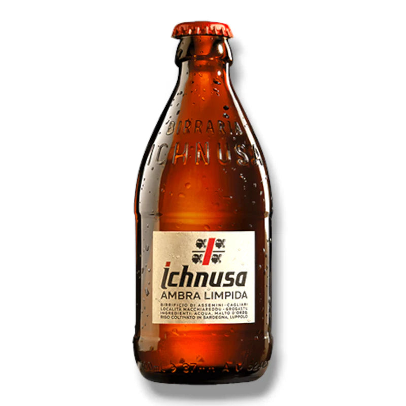 Saddle Brown BIRRA ICHNUSA "AMBRA LIMPIDA  5% VOL." 0,3L  zzgl.Pfand 5.0% Vol.