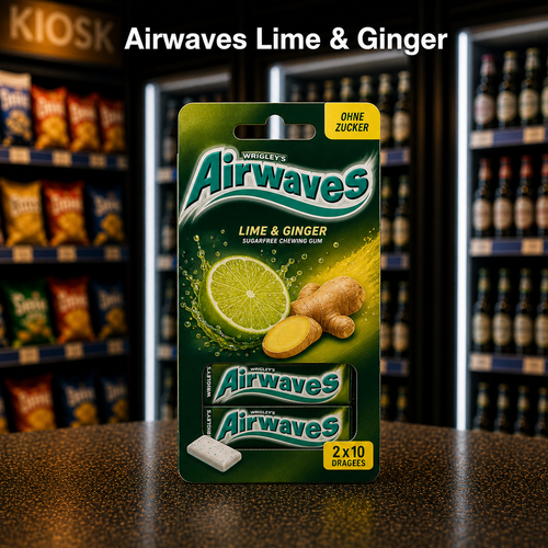 Airwaves Lime & Ginger Kaugummi