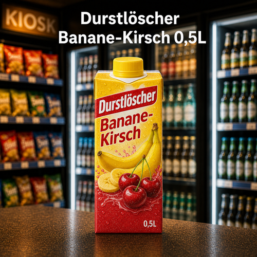 Durstlöscher Banane-Kirsch 0,5L
