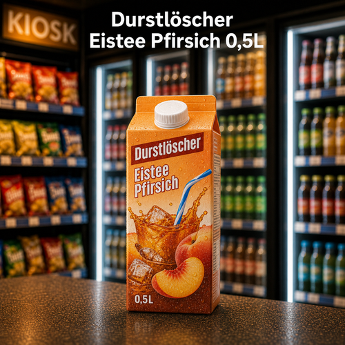 Durstlöscher Eistee Pfirsich 0,5L