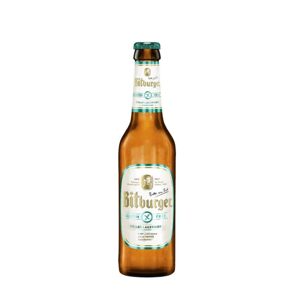 Light Gray Bitburger Helles Lagerbier - glutenfrei 0,3L  zzgl. Pfand 5.1% Vol.