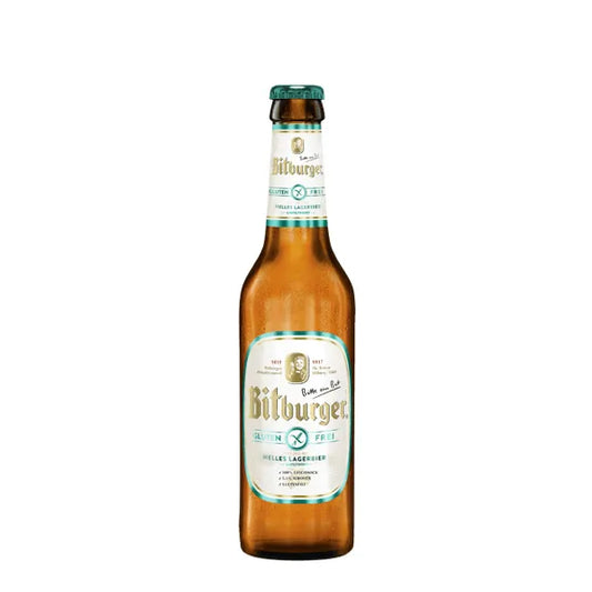 Light Gray Bitburger Helles Lagerbier - glutenfrei 0,3L  zzgl. Pfand 5.1% Vol.