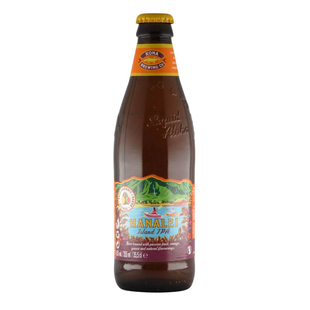 Dark Slate Gray Kona "Hanalei Island IPA 4,5% VOL." 0,355l  zzgl. Pfand