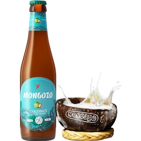 Saddle Brown Mongozo Coconut 0,33L Glutenfree zzgl. Pfand 3.6% Vol.